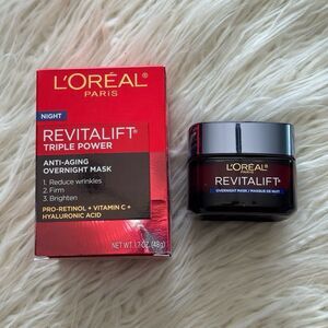 L'Oreal Paris Revitalift Triple Power Anti-Aging Night Face Mask 1.7 OZ